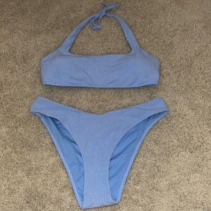 Abercrombie & Fitch light blue bikini